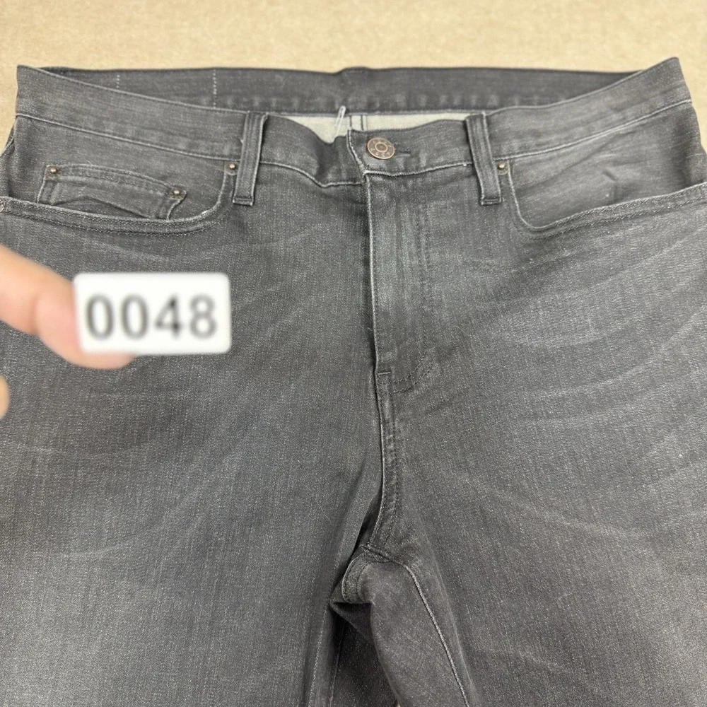 6397‎ Jeans Women's Size 28 Charcoal Black Baggy Mid Rise Dark Wash Made in USA